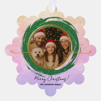 Carte Décorative Joyeux Noël coloré personnalisé