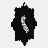 Carte Décorative Joyeux Noël en Californie (Droite)