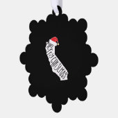 Carte Décorative Joyeux Noël en Californie (Gauche)