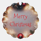 Carte Décorative Joyeux Noël et Joyeuses fêtes (Recto)