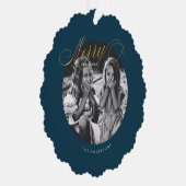 Carte Décorative Joyeux Noël Fancy Script Moderne (Droite)