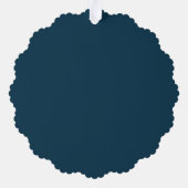 Carte Décorative Joyeux Noël Fancy Script Moderne (Verso)