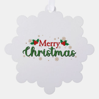 Carte Décorative Joyeux Noël Festif