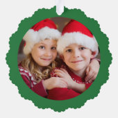 Carte Décorative Joyeux Noël Gnomes Green Photo (Verso)