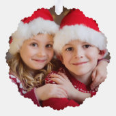 Carte Décorative Joyeux Noël Gnomes mignonnes photo (Verso)