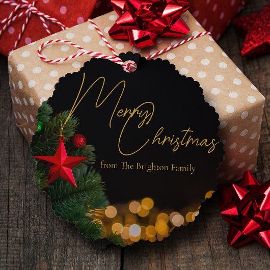 Carte Décorative Joyeux Noël Joyeux et moderne