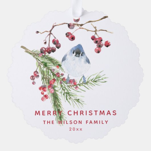 Carte Décorative Joyeux Noël - Joyeux Noël vert (Verso)