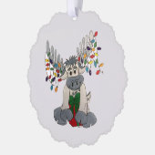Carte Décorative Joyeux Noël Maine Moose (Gauche)