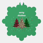 Carte Décorative Joyeux Noël moderne & élégant (Verso)