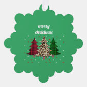 Carte Décorative Joyeux Noël moderne & élégant (Recto)