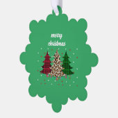 Carte Décorative Joyeux Noël moderne & élégant (Gauche)