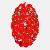 Carte Décorative Joyeux Noël Nice Naughty 25 décembre Noël (Droite)