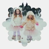 Carte Décorative Joyeux Noël Photo Gold Holiday (Verso)