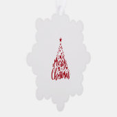 Carte Décorative Joyeux sapin de Noël (Droite)