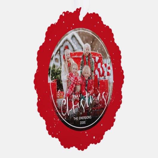 Carte Décorative Joyeux script de Noël (Droite)