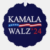 Carte Décorative Kamala Harris Walz 2024 Évidemment bleu (Verso)