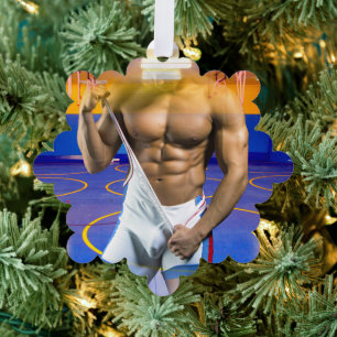 Carte Décorative La bosse musculaire de l'homme musclé de SlipperyJ