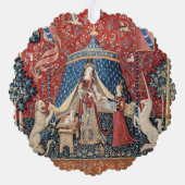 Carte Décorative La Dame et l'Unicorne, À mon seul désir (Verso)