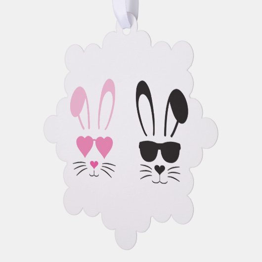 Carte Décorative Lapin de Pâques (Gauche)