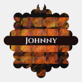 Carte Décorative L'art Abstrait au mur (Verso)