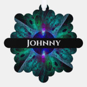 Carte Décorative L'art Abstrait des yeux (Verso)