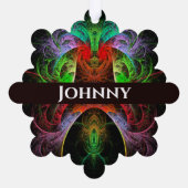 Carte Décorative L'art Abstrait du Carnaval (Verso)