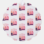 Carte Décorative Le Meilleur Papa du Monde (Verso)