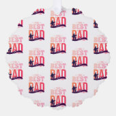 Carte Décorative Le Meilleur Papa du Monde (Recto)