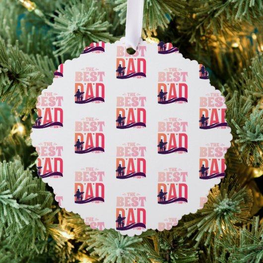 Carte Décorative Le Meilleur Papa du Monde (Insitu (Arbre))