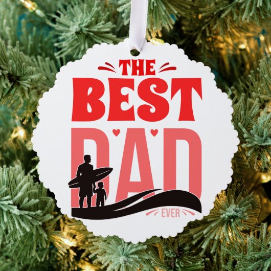 Carte Décorative Le Meilleur Papa du Monde (Insitu (Arbre))