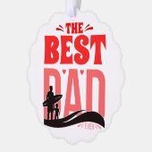 Carte Décorative Le Meilleur Papa du Monde (Gauche)