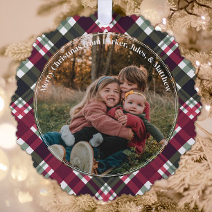Carte Décorative Le plus beau cadeau est la photo de famille de Noë