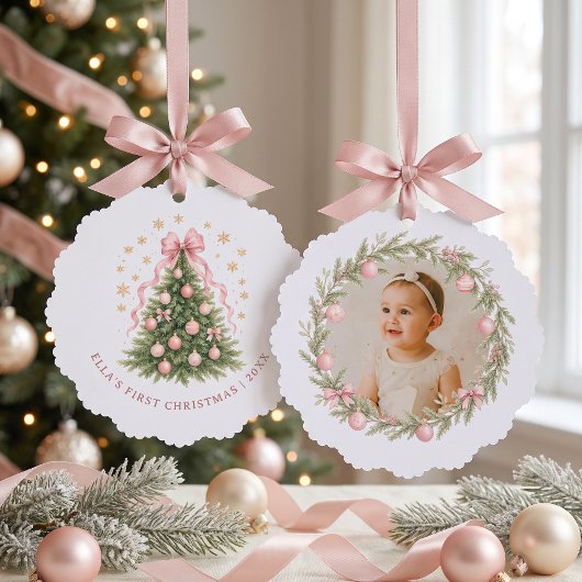 Carte Décorative Le premier Noël de bébé