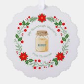 Carte Décorative Le premier Noël de mon levain (Recto)