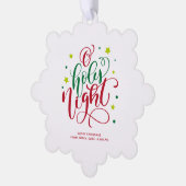 Carte Décorative Lettre de la nuit Sainte photo (Gauche)