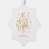 Carte Décorative Lettre de la nuit Sainte photo (Gauche)