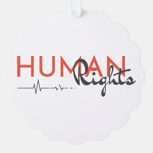 Carte Décorative Lifeline to Human Rights (Recto)
