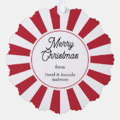 Carte Décorative Livraison spéciale du pôle Nord Rudolph Noël (Verso)