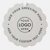 Carte Décorative Logo de commerce (Recto)