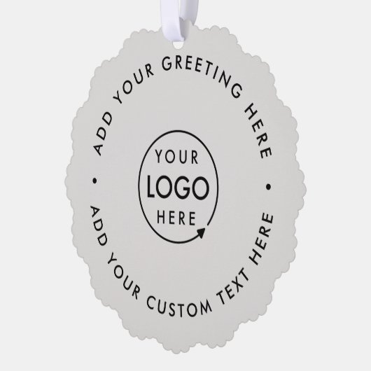 Carte Décorative Logo de commerce (Gauche)