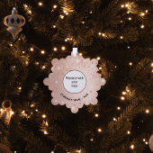 Carte Décorative Logo de l'entreprise rose Gold blush