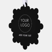 Carte Décorative Logo d'entreprise Entreprise Noir (Gauche)