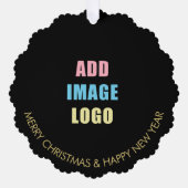 Carte Décorative Logo d'entreprise Entreprise Noir (Recto)