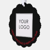 Carte Décorative Logo d'entreprise Entreprise Noir (Gauche)