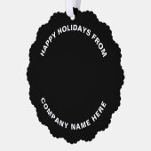 Carte Décorative Logo d'entreprise Simple Professional Christmas Tr (Gauche)