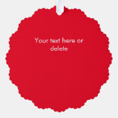 Carte Décorative Logo Entreprise Entreprise Rouge (Verso)