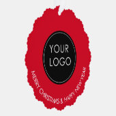 Carte Décorative Logo Entreprise Entreprise Rouge (Droite)