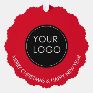 Carte Décorative Logo Entreprise Entreprise Rouge