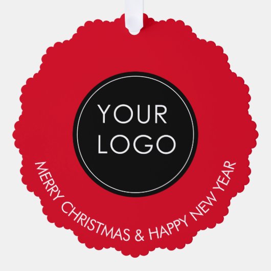 Carte Décorative Logo Entreprise Entreprise Rouge (Recto)