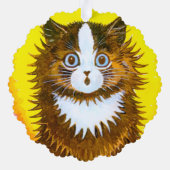 Carte Décorative Louis Wain 2 chats psychédéliques  (Verso)